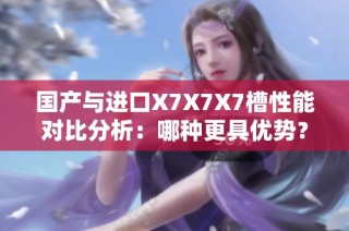 国产与进口X7X7X7槽性能对比分析：哪种更具优势？