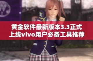 黄金软件最新版本3.3正式上线vivo用户必备工具推荐