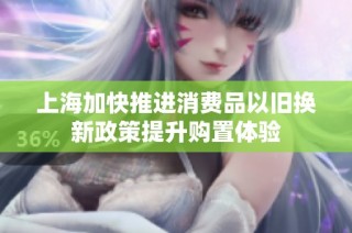 上海加快推进消费品以旧换新政策提升购置体验