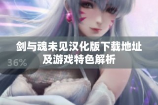 剑与魂未见汉化版下载地址及游戏特色解析