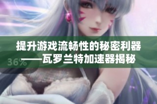 提升游戏流畅性的秘密利器——瓦罗兰特加速器揭秘