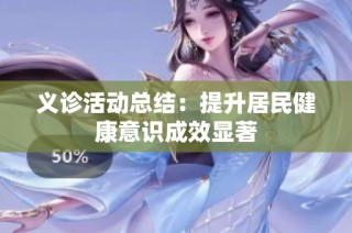 义诊活动总结：提升居民健康意识成效显著