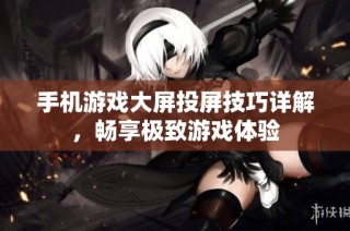 手机游戏大屏投屏技巧详解，畅享极致游戏体验