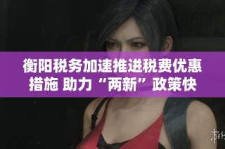 衡阳税务加速推进税费优惠措施 助力“两新”政策快速落地和发展