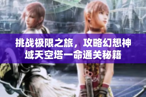 挑战极限之旅，攻略幻想神域天空塔一命通关秘籍