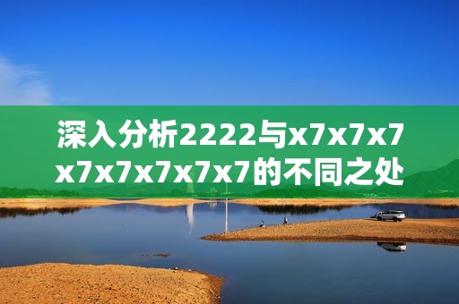 深入分析2222与x7x7x7x7x7x7x7x7的不同之处与应用场景