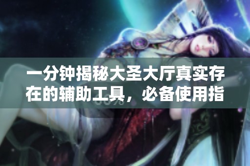 一分钟揭秘大圣大厅真实存在的辅助工具，必备使用指南