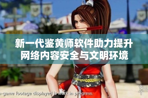 新一代鉴黄师软件助力提升网络内容安全与文明环境