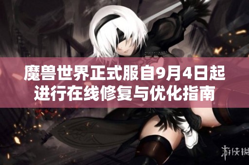 魔兽世界正式服自9月4日起进行在线修复与优化指南
