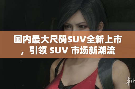 国内最大尺码SUV全新上市，引领 SUV 市场新潮流
