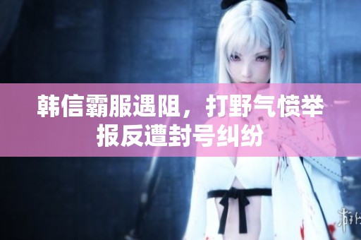 韩信霸服遇阻，打野气愤举报反遭封号纠纷