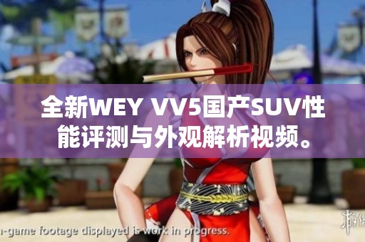 全新WEY VV5国产SUV性能评测与外观解析视频。