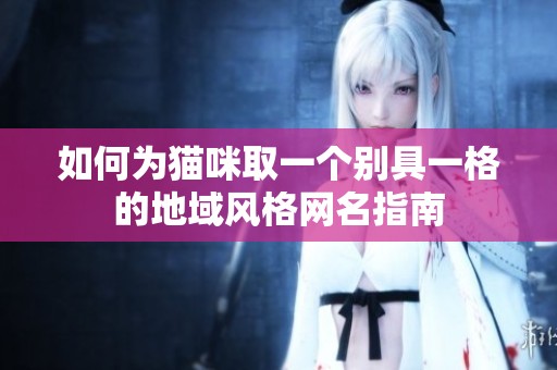 如何为猫咪取一个别具一格的地域风格网名指南