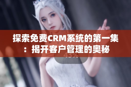 探索免费CRM系统的第一集：揭开客户管理的奥秘