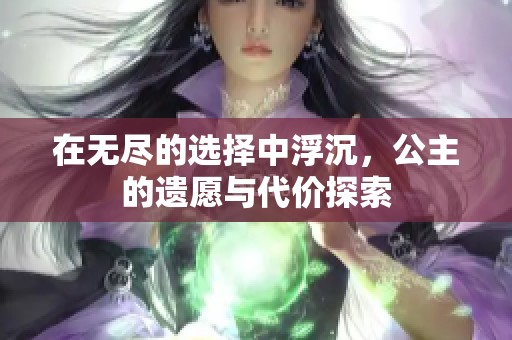 在无尽的选择中浮沉，公主的遗愿与代价探索