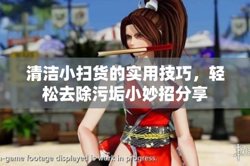 清洁小扫货的实用技巧，轻松去除污垢小妙招分享