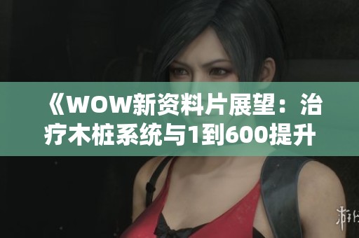 《WOW新资料片展望：治疗木桩系统与1到600提升测试详解》