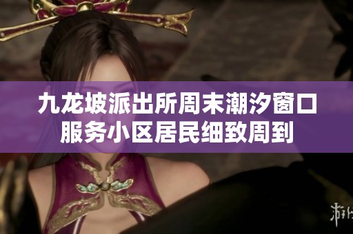 九龙坡派出所周末潮汐窗口服务小区居民细致周到