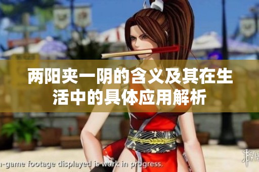 两阳夹一阴的含义及其在生活中的具体应用解析
