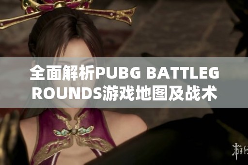 全面解析PUBG BATTLEGROUNDS游戏地图及战术策略指南