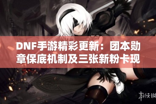 DNF手游精彩更新：团本勋章保底机制及三张新粉卡现身