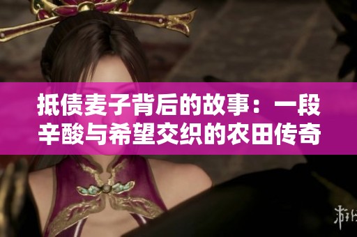 抵债麦子背后的故事：一段辛酸与希望交织的农田传奇