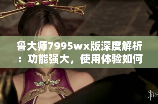 鲁大师7995wx版深度解析：功能强大，使用体验如何？
