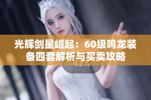 光辉剑星崛起：60级鸣龙装备四套解析与买卖攻略