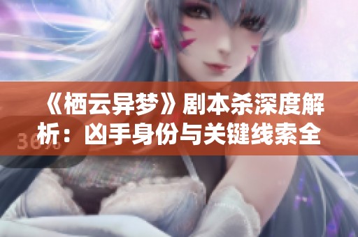 《栖云异梦》剧本杀深度解析：凶手身份与关键线索全剖析