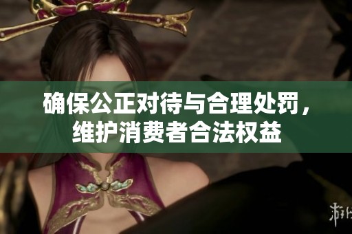 确保公正对待与合理处罚，维护消费者合法权益