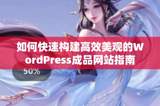 如何快速构建高效美观的WordPress成品网站指南