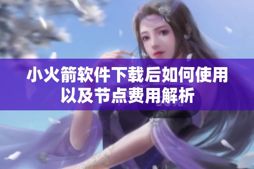 小火箭软件下载后如何使用以及节点费用解析