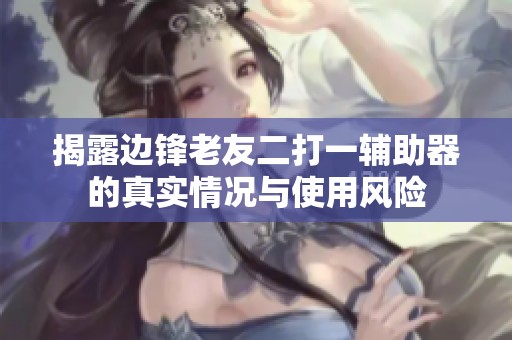 揭露边锋老友二打一辅助器的真实情况与使用风险