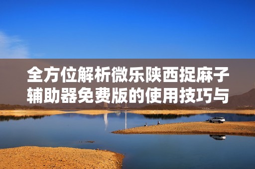 全方位解析微乐陕西捉麻子辅助器免费版的使用技巧与攻略