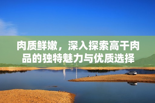 肉质鲜嫩，深入探索高干肉品的独特魅力与优质选择