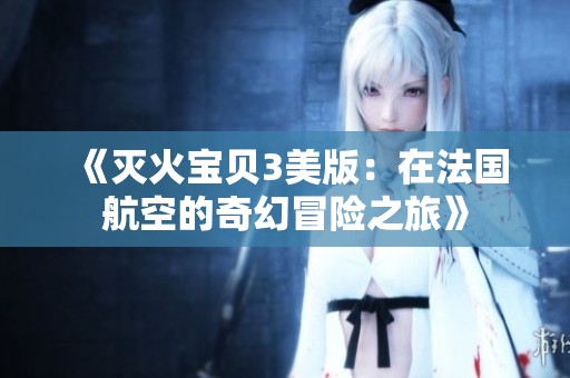 《灭火宝贝3美版：在法国航空的奇幻冒险之旅》