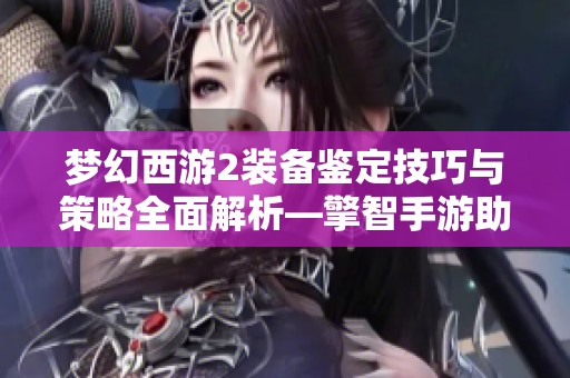 梦幻西游2装备鉴定技巧与策略全面解析—擎智手游助手助你提升游戏体验