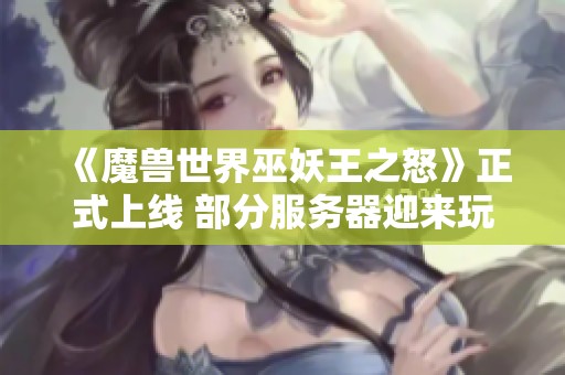 《魔兽世界巫妖王之怒》正式上线 部分服务器迎来玩家潮
