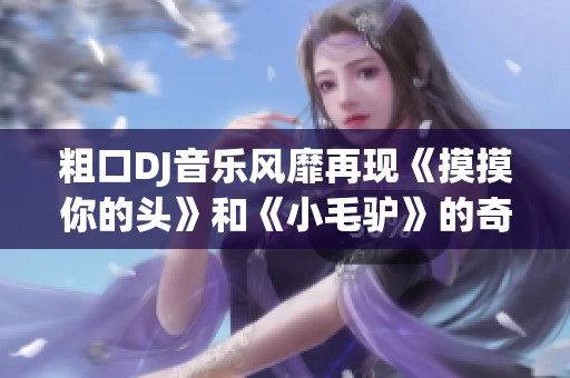 粗口DJ音乐风靡再现《摸摸你的头》和《小毛驴》的奇妙结合