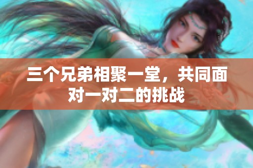 三个兄弟相聚一堂，共同面对一对二的挑战