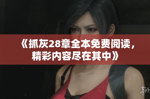 《抓灰28章全本免费阅读，精彩内容尽在其中》