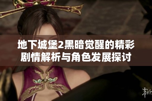 地下城堡2黑暗觉醒的精彩剧情解析与角色发展探讨