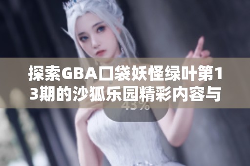 探索GBA口袋妖怪绿叶第13期的沙狐乐园精彩内容与攻略