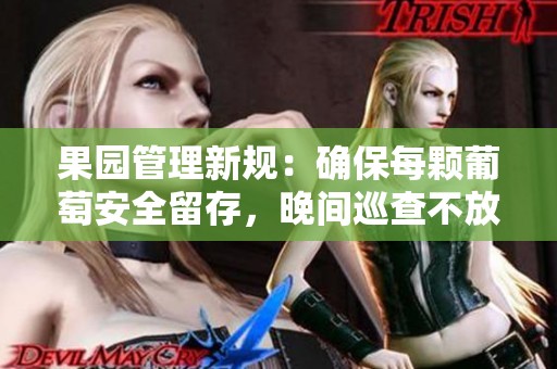 果园管理新规：确保每颗葡萄安全留存，晚间巡查不放松