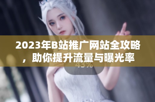 2023年B站推广网站全攻略，助你提升流量与曝光率