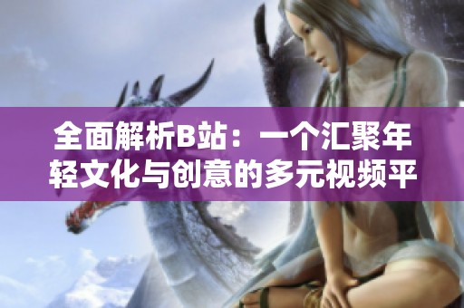 全面解析B站：一个汇聚年轻文化与创意的多元视频平台
