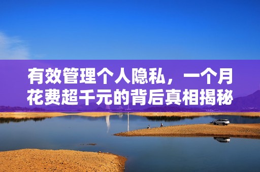 有效管理个人隐私，一个月花费超千元的背后真相揭秘