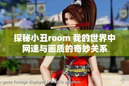 探秘小丑room 我的世界中网速与画质的奇妙关系