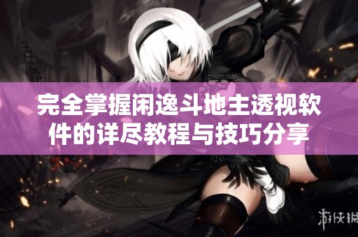 完全掌握闲逸斗地主透视软件的详尽教程与技巧分享