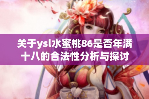 关于ysl水蜜桃86是否年满十八的合法性分析与探讨